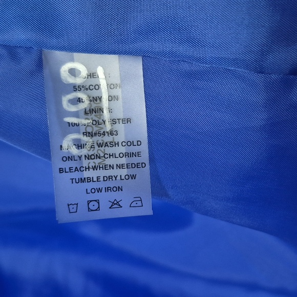 Calvin Klein Women's Large Utility Jacket in Vibrant Blue - Picture 8 of 8